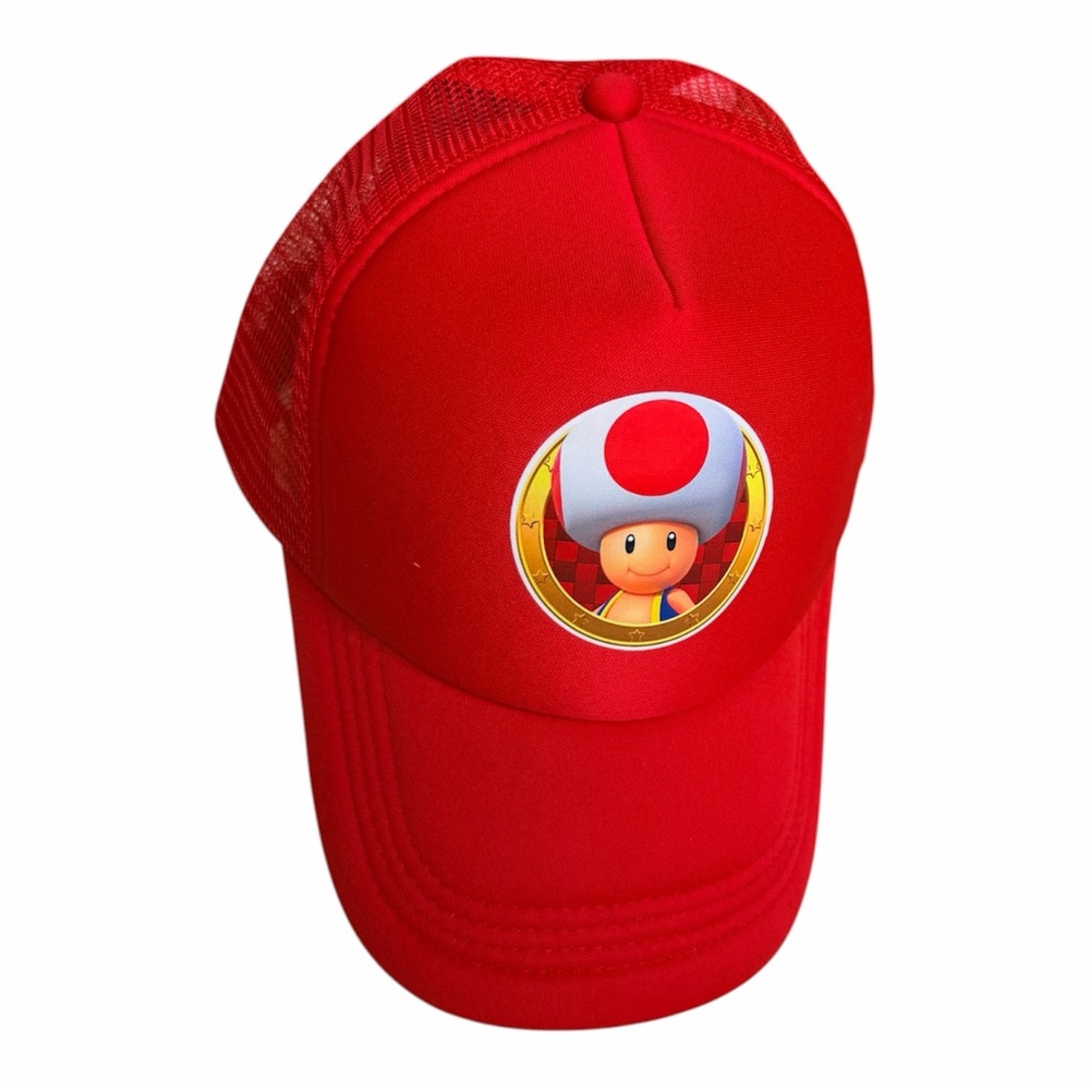 Super Mario Style Trucker Hat | Theme Park Ready | Unisex | New custom hat.